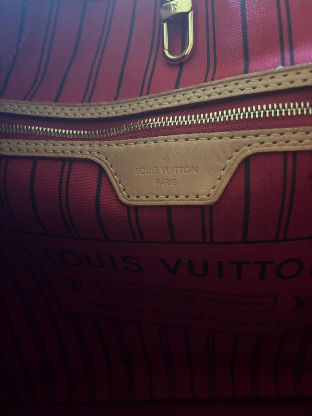 Louis Vuitton Brown Neverfull MM Tote - Picture 12 of 17